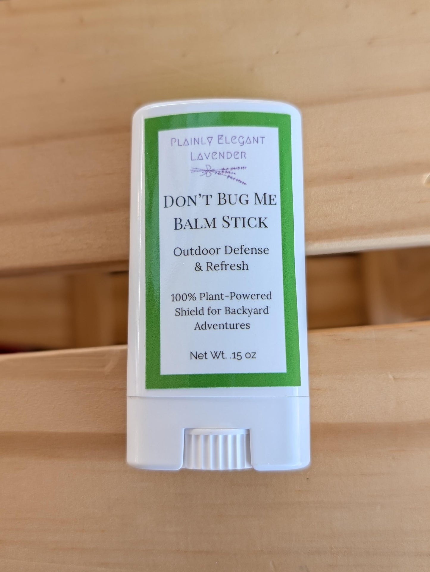 Don't Bug Me Solid Lotion Bug Repellent Balm Stick - plant based formula to keep the bugs away!