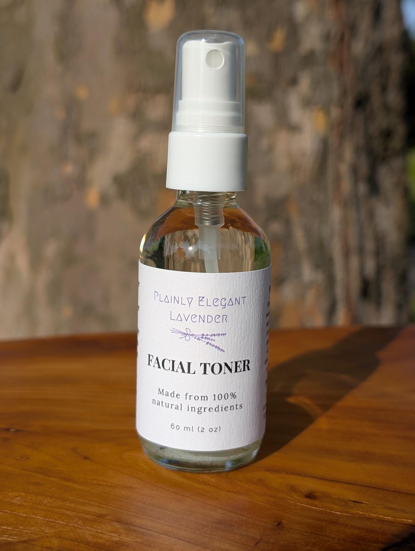 Hydrating Lavender Facial Toner - All-Natural Balancing Mist for Sensitive Skin, Travel-Sized Vegan Skincare