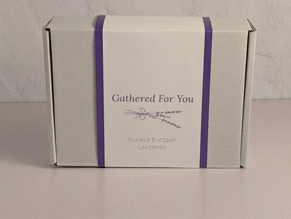 ‘Gathered for You’ Lavender Gift Set – Vegan Self-Care to Relax, Restore & Refresh Naturally