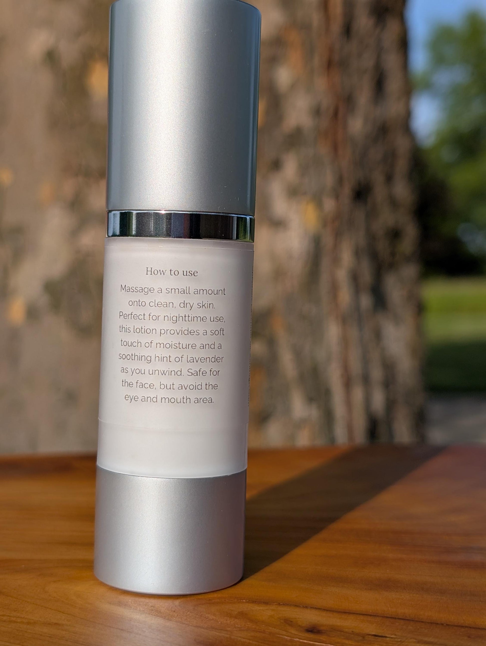 Sleep Tight Night Lotion - Lavender Scent, Safe for Face