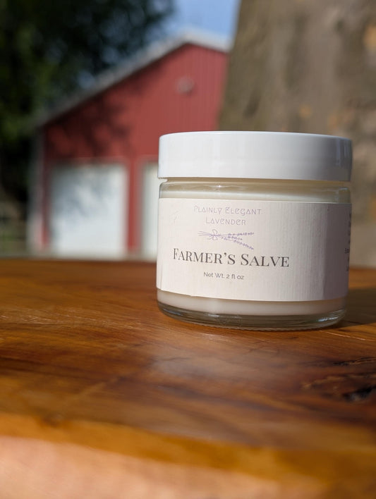 Farmer’s Salve - Lavender Scent, Vegan, Greasy and Effective.