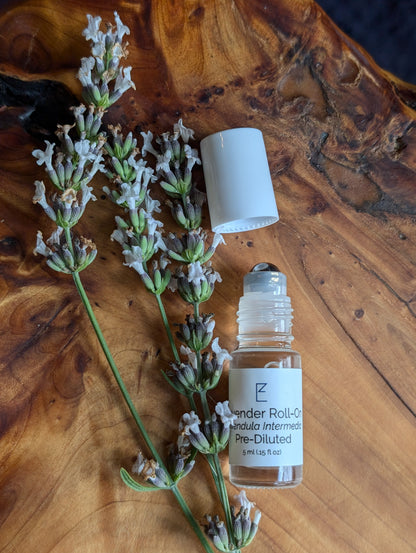 White Lavender Roll-On - Unique Lavender scent!  Predilluted for immediate use. Small batch.