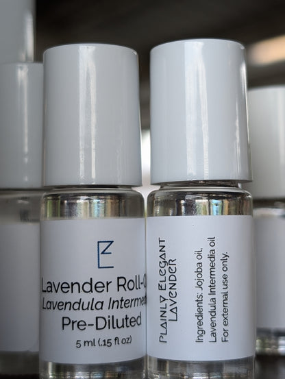 White Lavender Roll-On - Unique Lavender scent!  Predilluted for immediate use. Small batch.